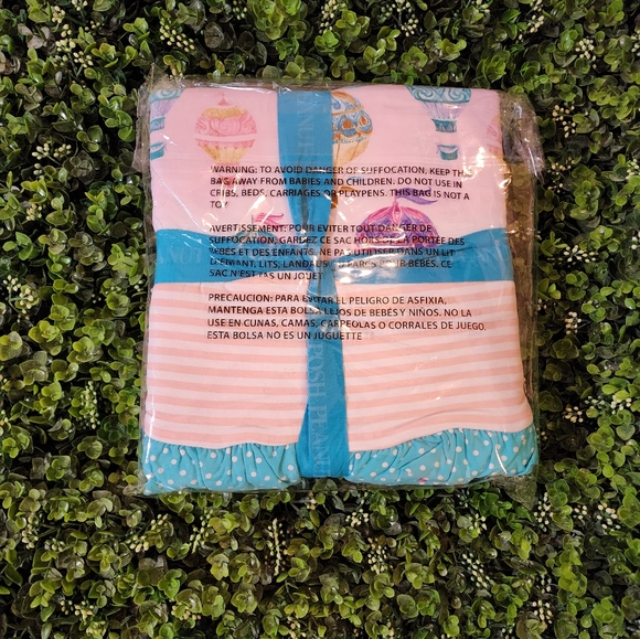 Posh Peanut Other New Posh Peanut Gemma Cotton Candy Stripe Ruffled